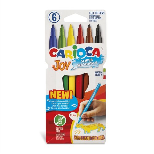 Huopakynä Carioca Joy värilajitelma /6, hinta 2,99€