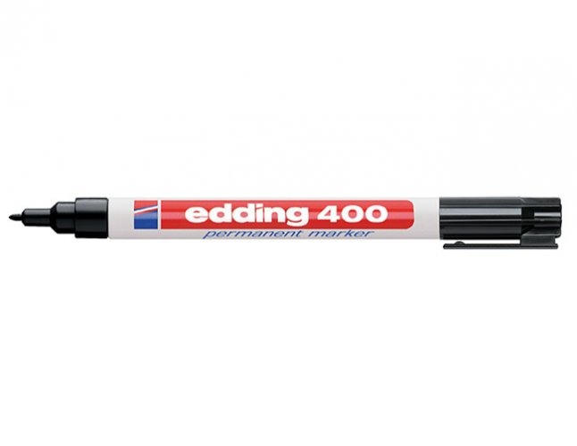 Huopakynä Edding 400 permanent 1 mm musta, hinta 1,63€