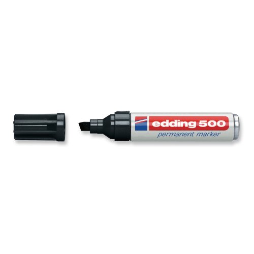 Huopakynä Edding 500 viisto 2-7mm permanent musta, hinta 4,09€