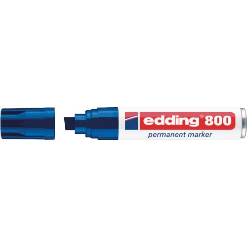 Huopakynä Edding 800 viisto 4-12mm permanent sininen, hinta 18,25€