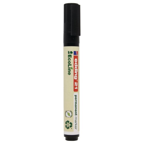 Huopakynä Edding ecoline 21 pyöreä 1,5-3 mm permanent musta, hinta 1,23€