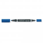 Huopakynä Kaksikärkinen Staedtler duo 348 pyöreä 0,6/1,5mm permanent sininen