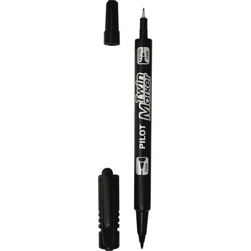 Huopakynä Pilot BeGreen Twin Tip Marker musta, hinta 2,08€