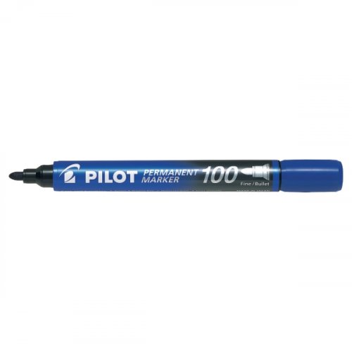 Huopakynä Pilot sca-100 pyöreä permanent sininen, hinta 1,76€