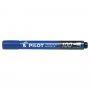 Huopakynä Pilot sca 100 pyöreä permanenttitussi sininen korkki kiinni