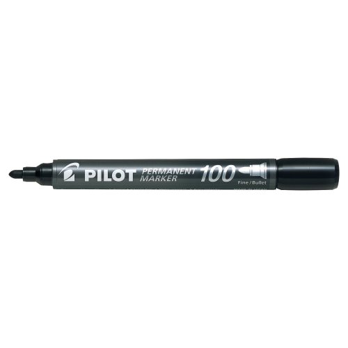 Huopakynä Pilot sca-100 pyöreä permanent musta, hinta 1,62€