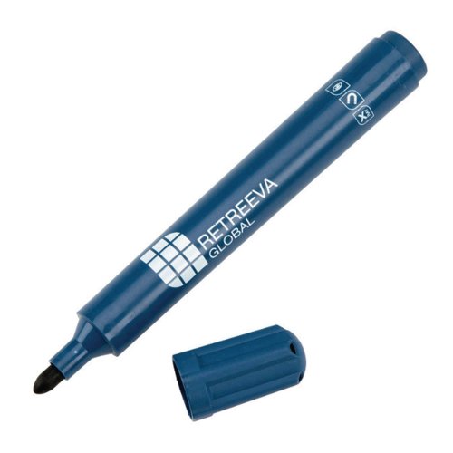 Huopakynä Retreeva metalloitu pyöreä 1mm musta, hinta 5,09€