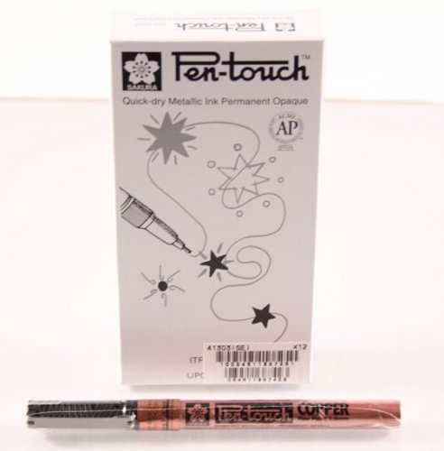 Huopakynä Sakura Pen-Touch fine 1,0 mm kupari, hinta 1,41€