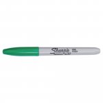 Huopakynä Sharpie fine pyöreä 1mm permanent vihreä