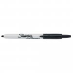 Huopakynä Sharpie fine retractable pyöreä 1mm mekanismilla musta