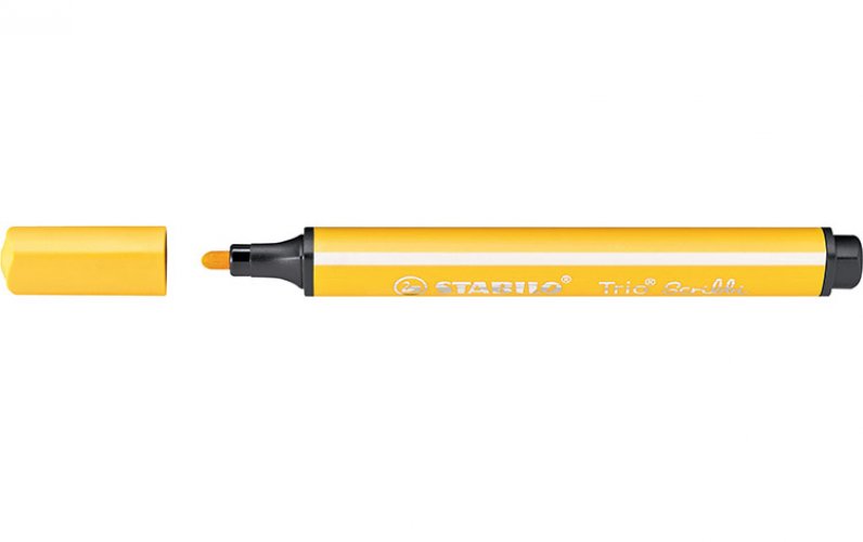 Huopakynä STABILO Trio Scribbi keltainen, hinta 1,23€
