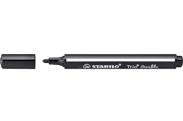 Huopakynä STABILO Trio Scribbi musta, hinta 1,23€