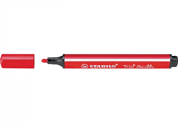 Huopakynä STABILO Trio Scribbi punainen, hinta 1,23€