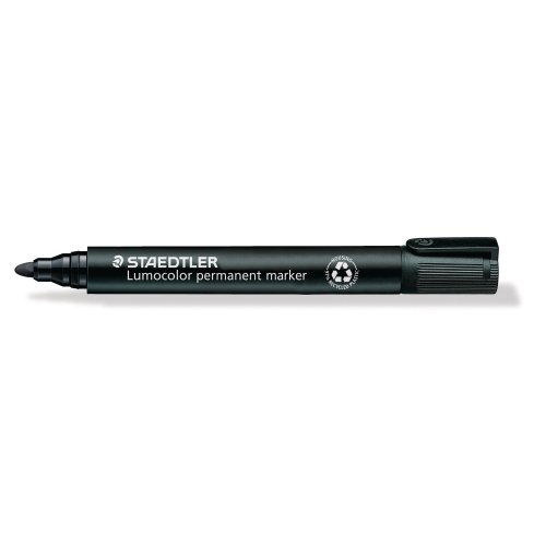 Huopakynä Staedtler 352 permanent pyöreä 2mm blisteri musta, hinta 2,27€