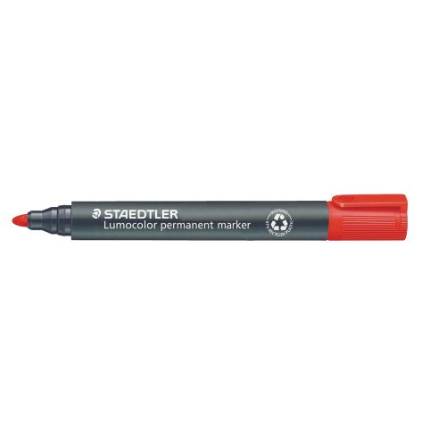 Huopakynä Staedtler 352 pyöreä 2mm permanent punainen, hinta 1,80€
