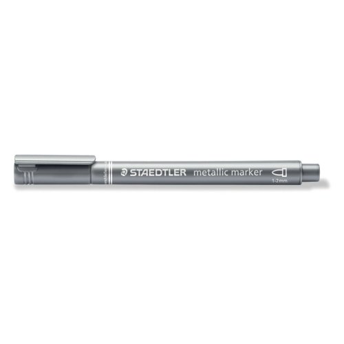 Huopakynä Staedtler 8323-11 metal pyöreä 1-2mm hopea, hinta 1,53€