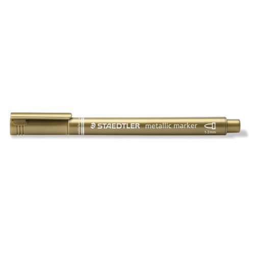 Huopakynä Staedtler 8323-11 metal pyöreä 1-2mm kulta, hinta 1,51€