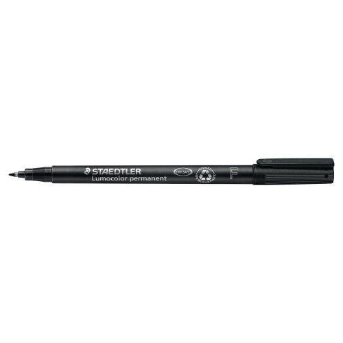 Huopakynä Staedtler lumocolor 318 m 0,6mm permanent musta, hinta 1,58€