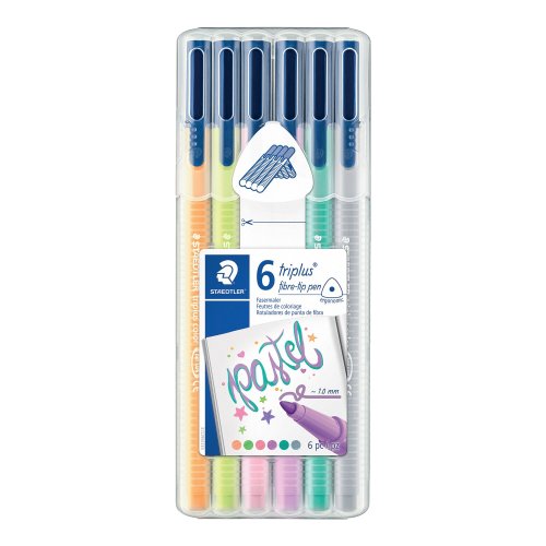 Huopakynä Staedtler triplus , pastellivärit 6kpl, hinta 10,93€