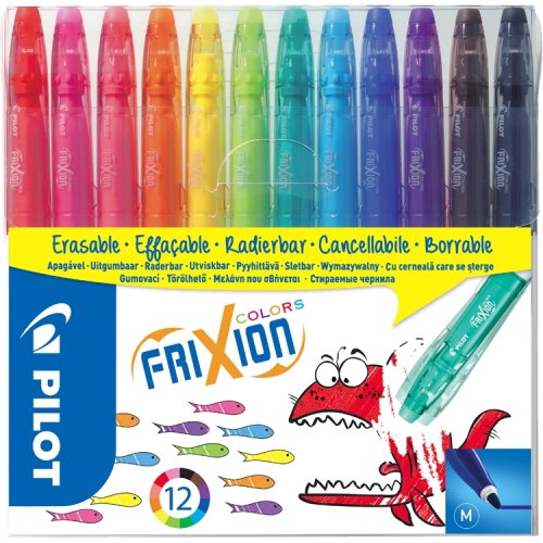 Huopakynä Pilot FriXion Colors värilajitelma /12, hinta 14,63€