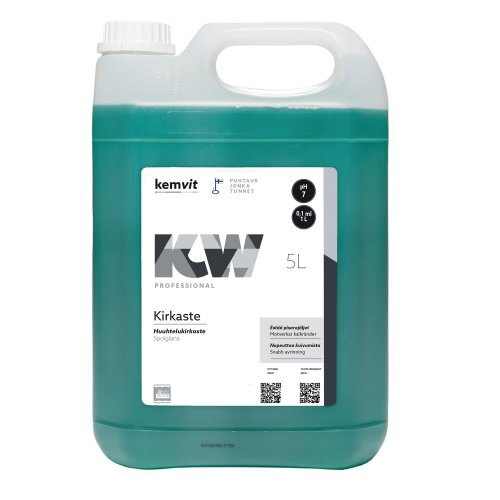 Huuhtelukirkaste Kw kirkaste 5l, hinta 33,45€
