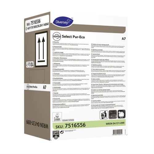 Huuhtelukirkaste Suma Select Pur-Eco A7 10l Safepack, hinta 283,70€