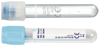 Hyytymisputki Vacutainer vaal.sininen NaC 2