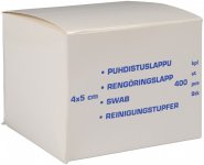 Ihonpuhdistuslappu 4x5cm irrallinen rasiassa 400kpl