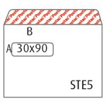 Ikkunakuori Postac E5 80G STRH 30 x 90 mm valkoinen /1000