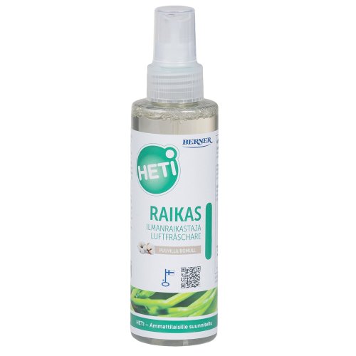 Ilmanraikastin Heti raikas puuvilla 150ml, hinta 7,54€