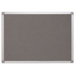 Ilmoitustaulu Q-Connect 90 x 60 cm harmaa