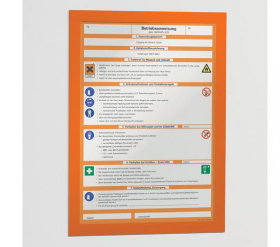 Infotasku Durable Duraframe A4 oranssi /2, hinta 23,27€