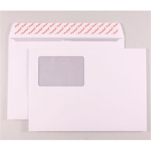 Isoikkunakuori Postac E5 80 G STRH 60x90 mm valkoinen /1000, hinta 77,93€