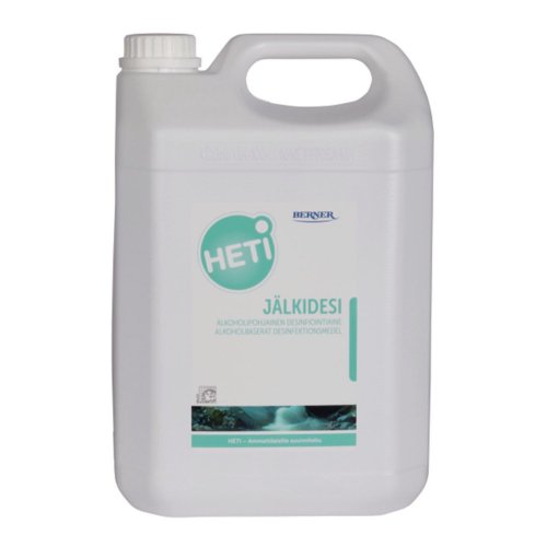 Jälkidesi Heti alkoholipohjainen desinfiointiaine 5l, hinta 34,07€