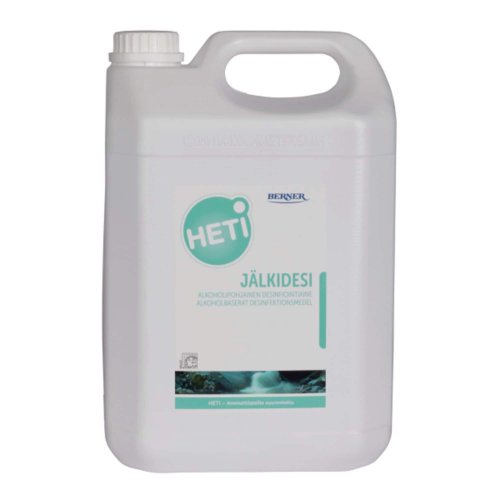 Jälkidesi Heti alkoholipohjainen desinfiointiaine 5l, hinta 31,51€
