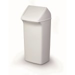 Jäteastia Durabin Flip 40L valkoinen sisältää heilurikannen