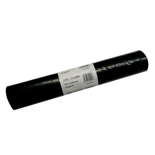 Jätesäkki 710 x 1150 x 0,045mm 100l musta 10kpl, hinta 2,88€