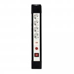 Jatkojohto 4-osainen 3m Nedis ylijännitesuojattu