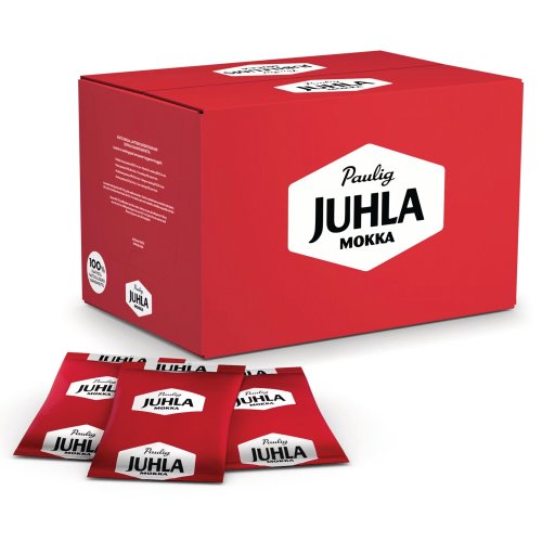 Juhla Mokka Kahvi puolikark jauh vaalea paahto annospussi 125g 36kpl, hinta 132,50€