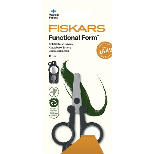 Kääntösakset Fiskars ff renew 11 cm musta, hinta 15,69€
