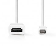 Kaapeli Nedis Mini DisplayPort uros - HDMI naaras 20 cm