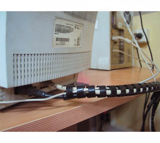 Kaapelikierre Fellowes 2 m musta, hinta 7,24€