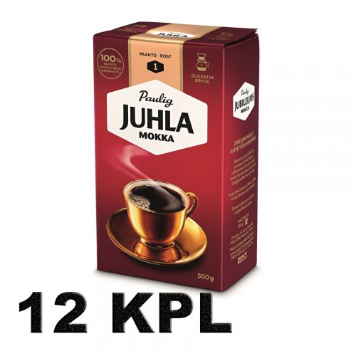 Kahvi Juhla Mokka suodatinjauhatus 500 g, hinta 10,90€