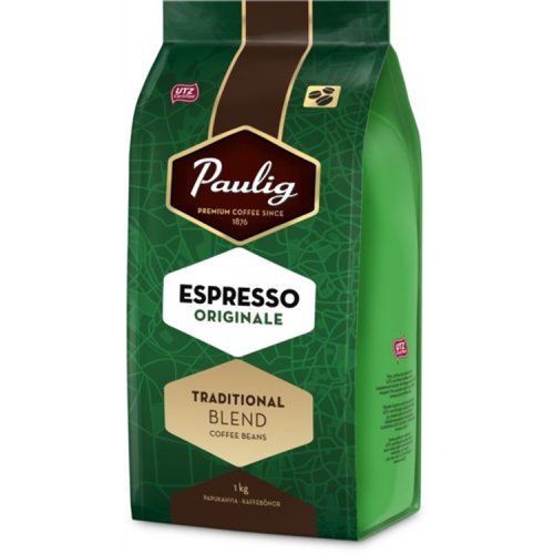 Kahvi Paulig Espresso Originale papu 1 kg, hinta 37,22€