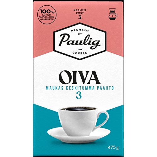 Kahvi Paulig Oiva 475 g sj, hinta 11,14€