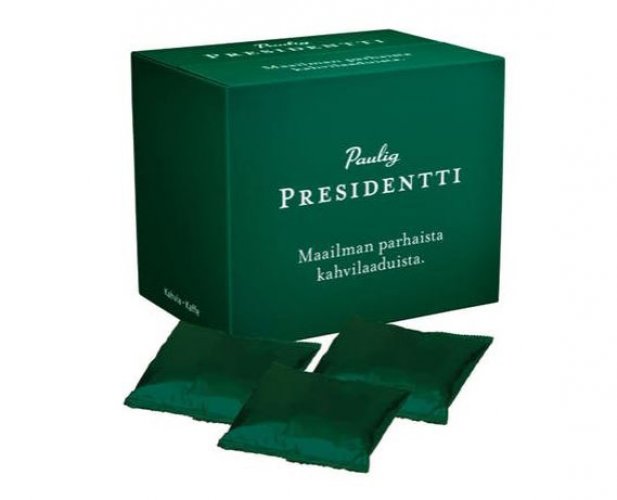 Kahvi Paulig Presidentti Tumma Paahto pkj 18 x 300 g, hinta 156,12€