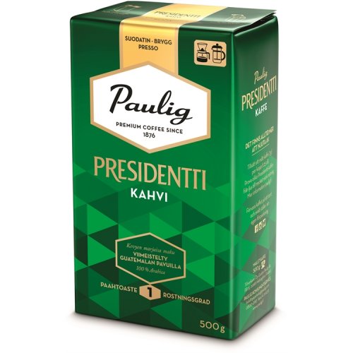 Kahvi Presidentti hienojauhatus 500 g, hinta 13,73€