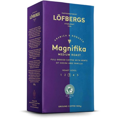 Kahvi Suodatinjauhatus Löfbergs magnifika keskipaahto 500g, hinta 12,94€