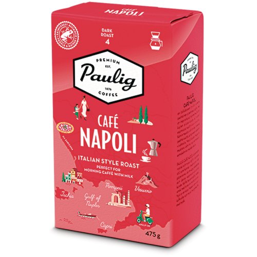 Kahvi Suodatinjauhatus Paulig café napoli tummapaahto 475g, hinta 14,24€