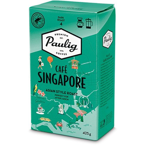 Kahvi Suodatinjauhatus Paulig café singapore tummapaahto 425g, hinta 14,24€